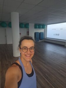saskia im pilatesraum